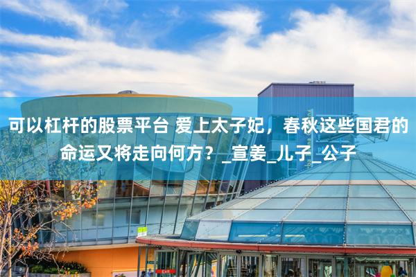 可以杠杆的股票平台 爱上太子妃，春秋这些国君的命运又将走向何方？_宣姜_儿子_公子